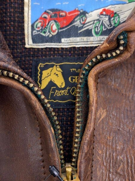 AERO LEATHER(エアロレザー) / シングルライダースジャケット/38/馬革