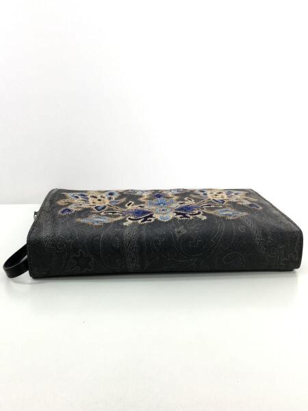 ETRO(エトロ) / セカンドバッグ/グレー/総柄/刺繍/クラッチバック/美品 