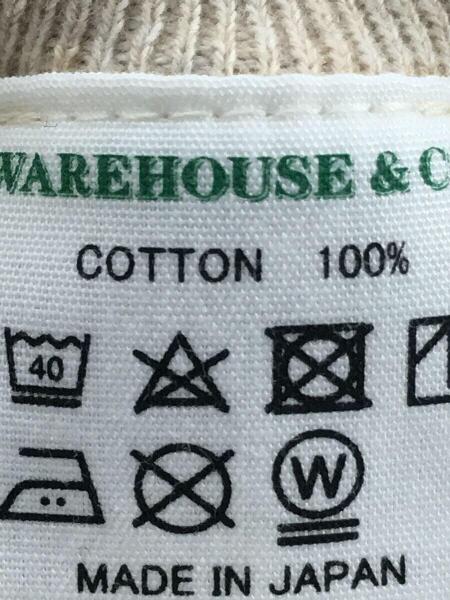 WAREHOUSE(ウェアハウス) / スウェット/38/コットン/ベージュ/無地両V