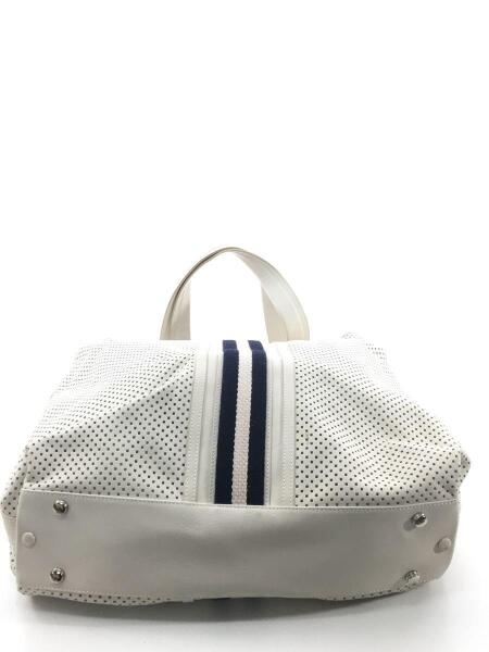 BALLY(バリー) / パンチング/トートバッグ/レザー/ホワイト | 中古品の 