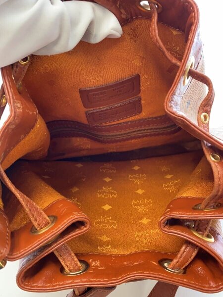 巾着 mcmバッグ エムシーエム MCM 巾着ショルダーバッグ レディース