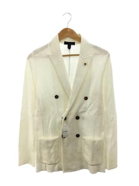 LARDINI ホワイト ニットジャケット a*i様 LARDINI ニットジャケット2B