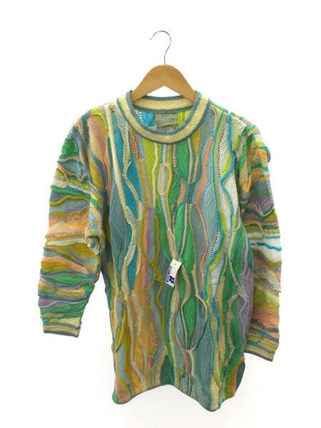 メンズM COOGI クージー 3D ニット セーター マルチカラー 90年代