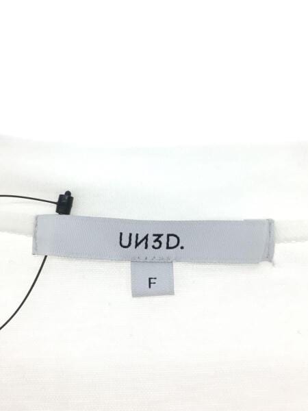 UN3D.(アンスリード) / ショルダーテープTシャツ/FREE/コットン/WHT  