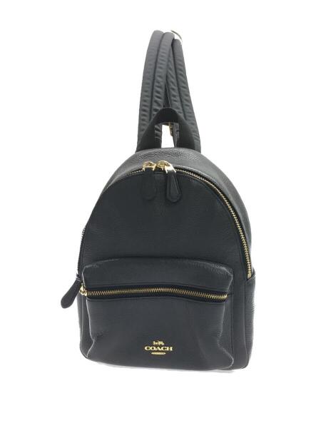 COACH(コーチ) / ミニバックパック/リュック/レザー/GRY/無地/38263 
