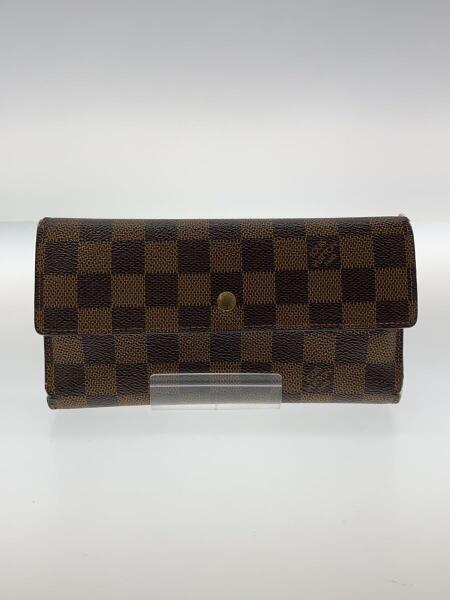 LOUIS VUITTON / ポルト・トレゾール・インターナショナル_ダミエ・エベヌ_BRW/PVC/BRW/レディース LOUIS VUITTON(ルイヴィトン) / ポルト・トレゾール