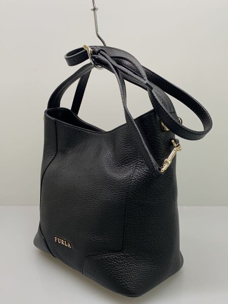 FURLA(フルラ) / ミッシェル/2WAYショルダーバッグ/レザー/BLK | 中古 