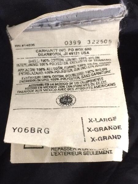 Carhartt(カーハート) / ジャケット/XL/コットン/BRD/無地 | 古着の