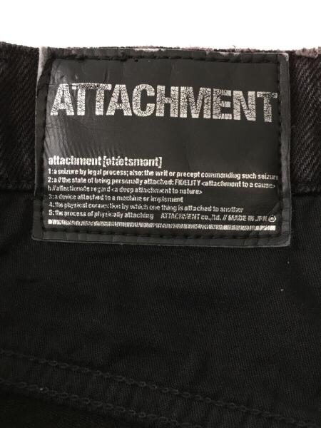 Attachment(アタッチメント) / 立体裁断ブラックスキニーデニム 
