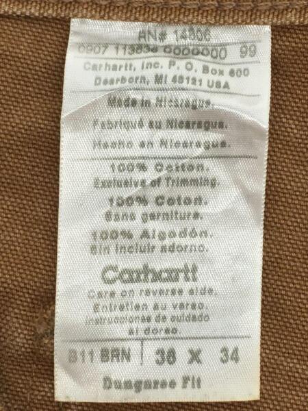 Carhartt(カーハート) / Dungaree Fit/ダックペインターパンツ/36