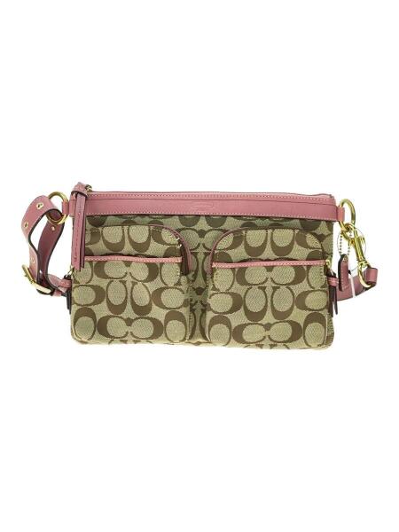 COACH(コーチ) / ウエストバッグ/ピンク/シグネチャー/総柄 | 中古品の