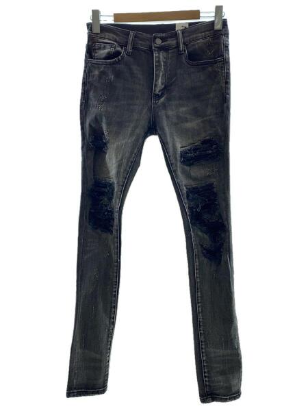 mnml(ミニマル) / ダメージ加工/ボトム/31/コットン/BLK | 古着の販売 