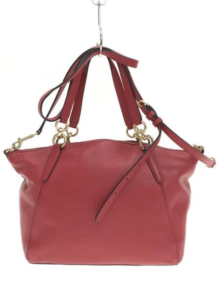【美品】coachショルダーバック COACH(コーチ) / ショルダーバッグ/--/RED/無地/F28993 | 中古品の販売