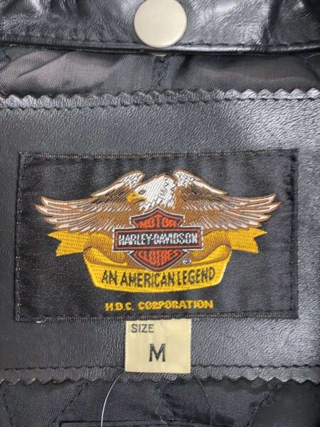 【馬皮★ ホースハイド】 本革 ポリスマンジャケット ハーレーダビッドソン M HARLEY DAVIDSON(ハーレーダヴィッドソン) / ホースハイドポリスマン
