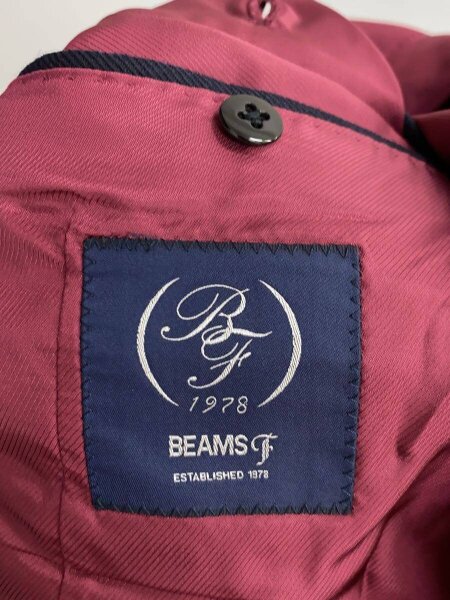 BEAMS F / テーラードジャケット/50/ウール/NVY/無地/21-16-1793-015// BEAMS F(ビームスエフ) / テーラードジャケット/50/ウール/NVY/無地/21