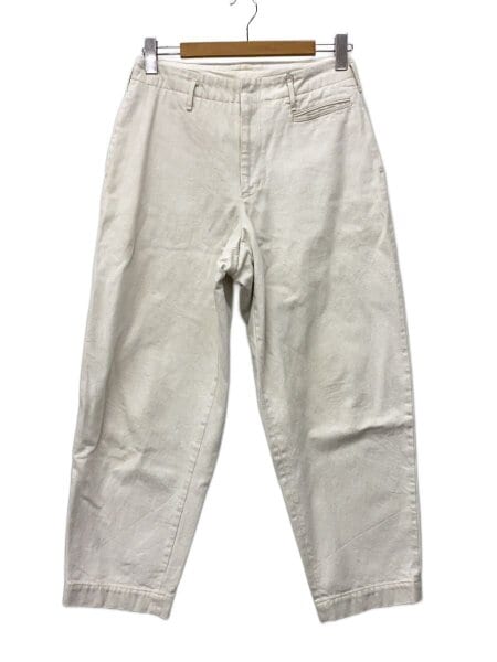 unfil(アンフィル) / cotton-denim wide tapered trousers/3/WHT/ONFL 