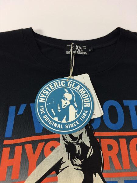 HYSTERIC GLAMOUR(ヒステリックグラマー) / Tシャツ/XL/コットン/BLK