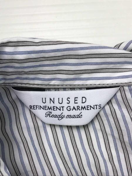 UNUSED(アンユーズド) / 18SS/Big Stripe Shirts/3/コットン/BLU