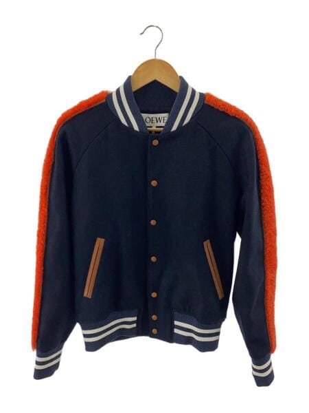 LOEWE(ロエベ) / スタジャン/46/ウール/NVY/無地/H2298130TW | 古着の 