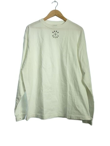 SAINT MICHAEL(セントマイケル) / 長袖Tシャツ/XL/コットン/WHT/SM-YS8