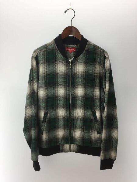 supreme shadow plaid bomber