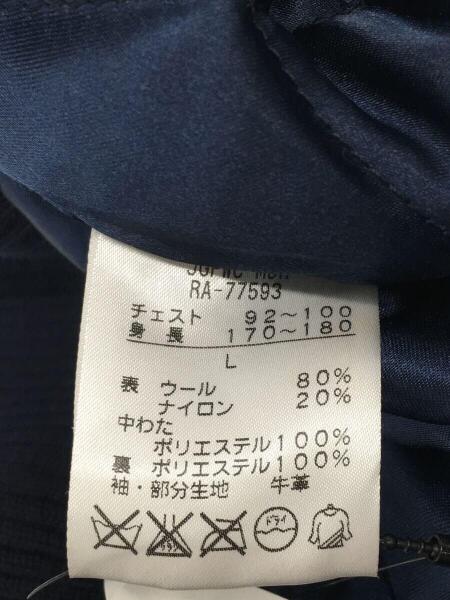 canterbury(カンタベリー) / スタジャン/L/ウール/NVY/袖レザー切替