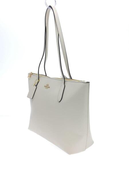 COACH(コーチ) / トートバッグ/レザー/WHT/無地/H2279-4454 | 中古品の 