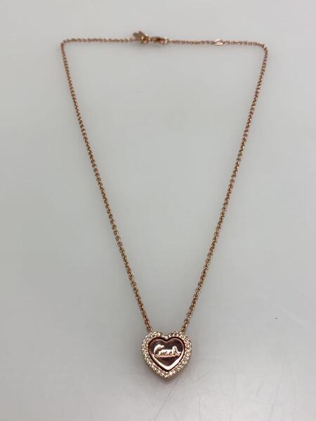 COACH(コーチ) / ネックレス/--/PNK/トップ有/レディース/ハート