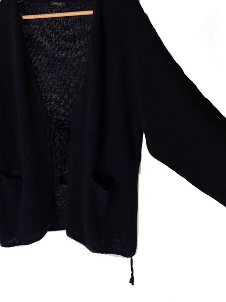 COMOLI / カーディガン(厚手)/1/カシミア/BLK/A03-06001 COMOLI(コモリ) / カーディガン(厚手)/1/カシミア/BLK/A03-06001