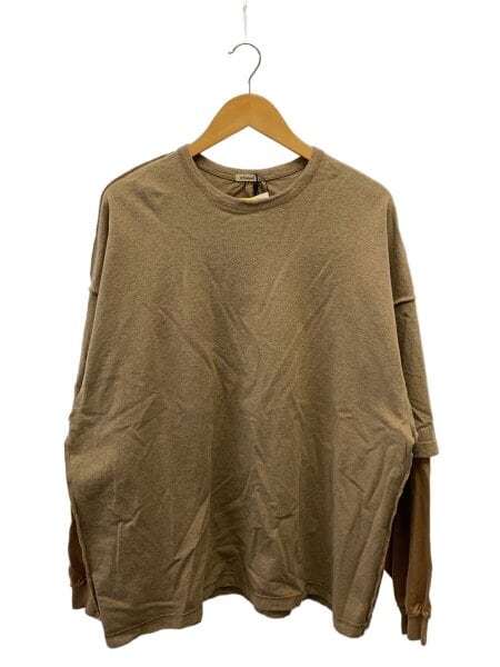 refomed(リフォメッド) / 長袖Tシャツ/3/コットン/BEG/無地/RECU-034 