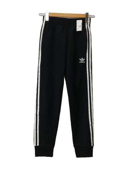 adidas XS 黒 コーティングジャージ 下 パンツ Q3オーバーサイズ