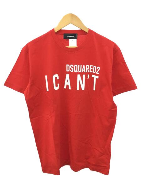DSQUARED2(ディースクエアード) / 22ss ロゴTシャツ/L/レッド 