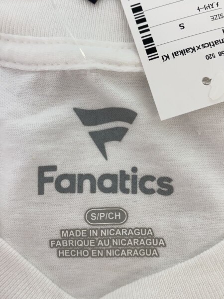 Fanatics × Kaikai Kiki / Fanatics ファナティクス/Tシャツ/S/コットン/ホワイト/QF6E-0042-MUA-5F6 Fanatics(ファナティクス) / Fanatics ファナティクス/Tシャツ/S
