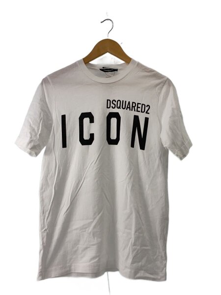 DSQUARED2(ディースクエアード) / Tシャツ/M/コットン/WHT/無地 