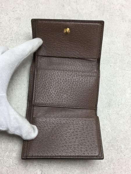 GUCCI / 3つ折り財布/PVC/BRW/メンズ GUCCI(グッチ) / 3つ折り財布/PVC/BRW/総柄/メンズ/使用感あり | 中古