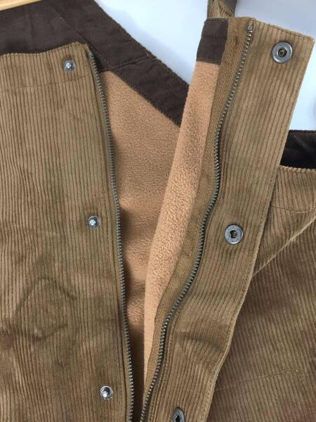 ブルコブラウン コーデュロイ オーバーオール L