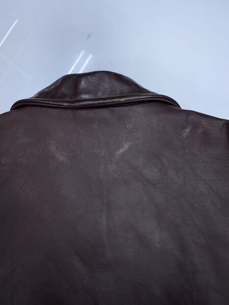 BRENT(ブレント) / レザージャケット・ブルゾン/60s/レザー/BRW/無地