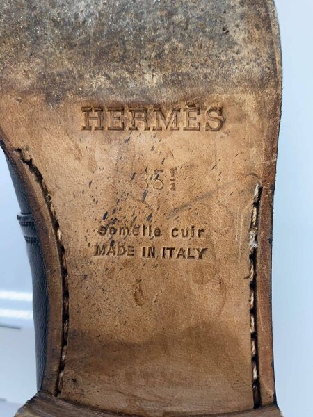 HERMES(エルメス) / チャッカブーツ/35.5/BLK/レザー | 中古品の販売