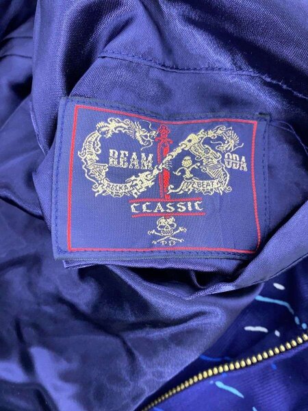 CREAM SODA(クリームソーダ) / ギャバジンジャケット/--/--/BLU/総柄 