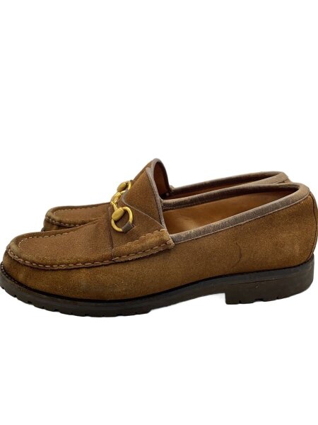 GUCCI(グッチ) / ローファー/37/BRW/スウェード | 中古品の販売・通販 