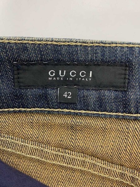GUCCI(グッチ) / スカート/42/コットン/IDG/無地/166646、XZ027