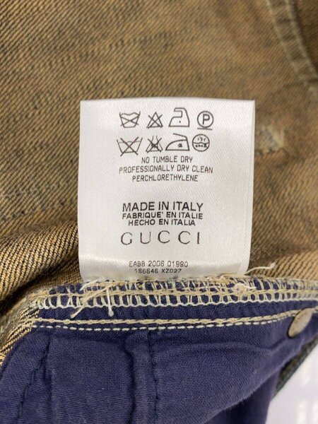 GUCCI(グッチ) / スカート/42/コットン/IDG/無地/166646、XZ027