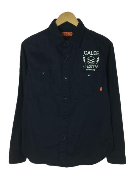CALEE(キャリー) / 長袖シャツ/M/コットン/NVY | 古着の販売・通販なら 