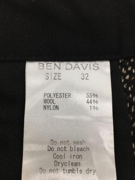 BEN DAVIS(ベンデイビス) / ストレートパンツ/32/ポリエステル/BLK