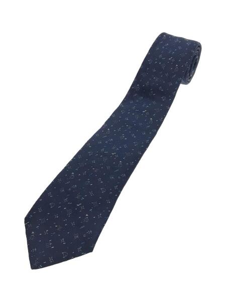 LOUIS VUITTON(ルイヴィトン) / ネクタイ/シルク/NVY/総柄/メンズ