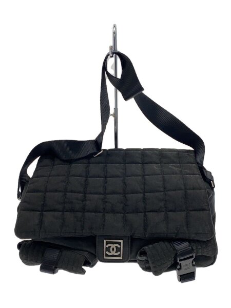 CHANEL(シャネル) / ショルダーバッグ_スポーツライン_ナイロン_BLK 