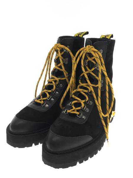 OFF-WHITE(オフホワイト) / レースアップブーツ/41/BLK/スウェード 