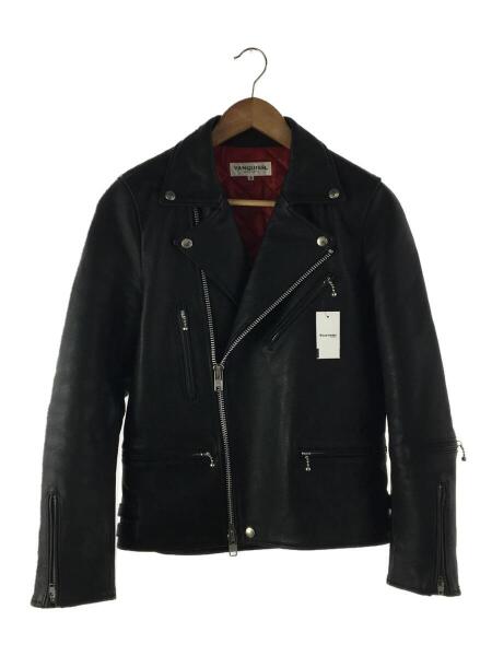 希少 ヴァンキッシュ【M】羊革 キルティングレザージャケット 黒 ☆美