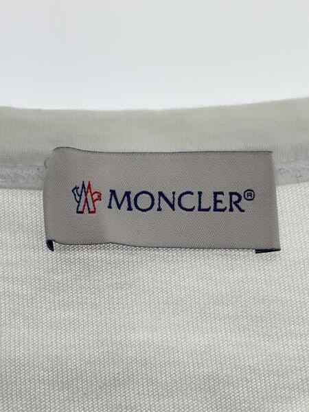 MONCLER / 長袖Tシャツ/--/コットン/WHT/無地/F20918D70710 8390T MONCLER(モンクレール) / 長袖Tシャツ/S/コットン/WHT/f20918d70710