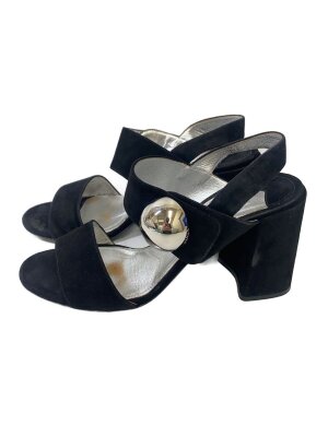 PRADA(プラダ) / ビジュー付/ジャガード/ミュール/35/マルチカラー